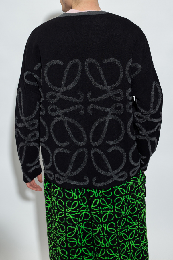 【Sale】 LOEWE Asymmetric Sweaterニット 黒 Loewe Sweaters and pullovers for Women | Online Sale up to